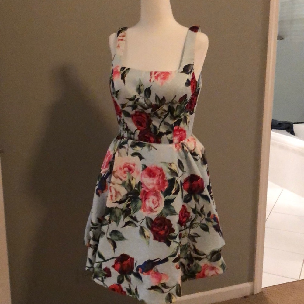 Sherri Hill jacquard dress